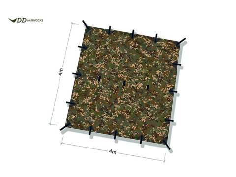 DD Τέντα Tarp Αδιάβροχη 4x4 MC Παραλλαγή DD Τέντα Tarp Αδιάβροχη 4x4 MC Παραλλαγή